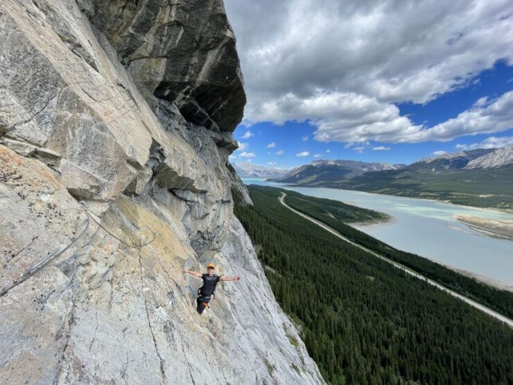 Lake Abraham Via Ferrata Climbing - Experience Highlights