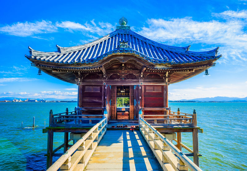 Lake Biwa Secret Scenery Pilgrimage Day Trip | Shirazu Shrine, Observation Deck/Sanzen-in Temple, Floating Temple, La Collina - A full day linking Lake Biwa’s defining views