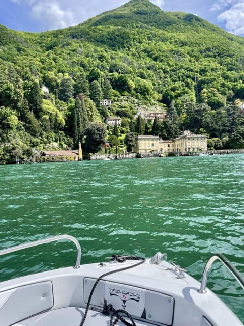 Lake Como: 1 Hour Boat Rental Without a License - Itinerary Highlights