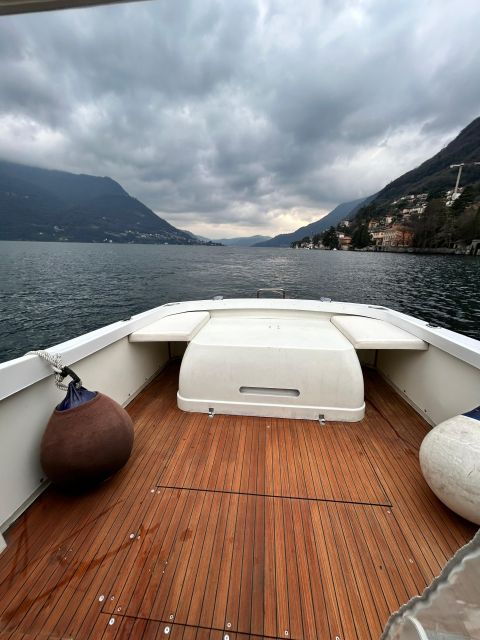 Lake Como: 1 Hour Private Boat Tour - Booking Information