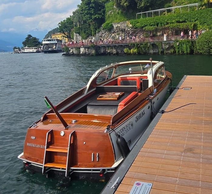 Lake Como: Wooden Boat Tour - Good To Know