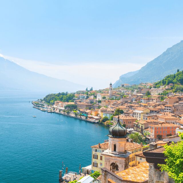 Lake Garda: between Desenzano del Garda and Sirmione - The Shadow of the Scaliger Castle
