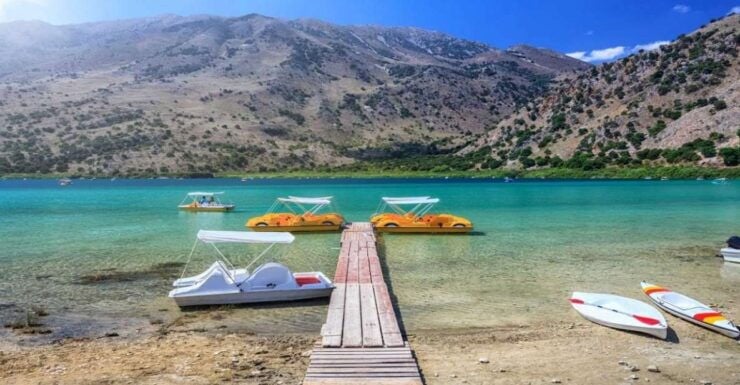 Lake Kournas: Pedal Boat Rental With Transfer - Activity Details