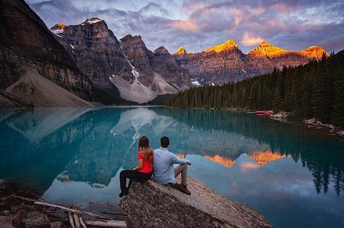 Lake Louise and Moraine Lake Golden Hour Tour - Transportation, Group Size, and Timing