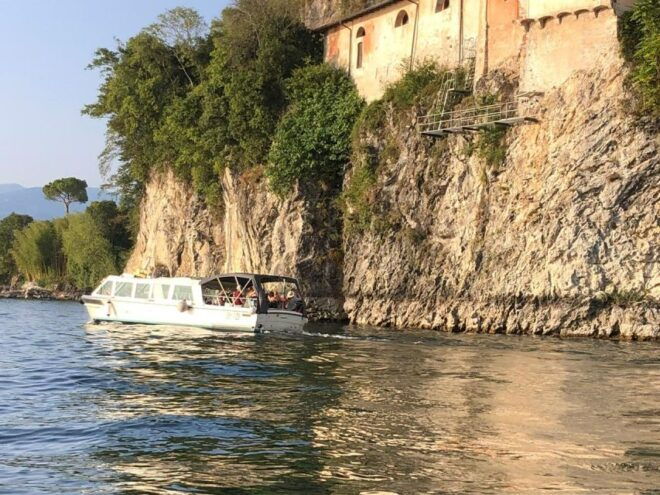 Lake Maggiore: Boat to Santa Caterina From Feriolo - Multilingual Captain Commentary