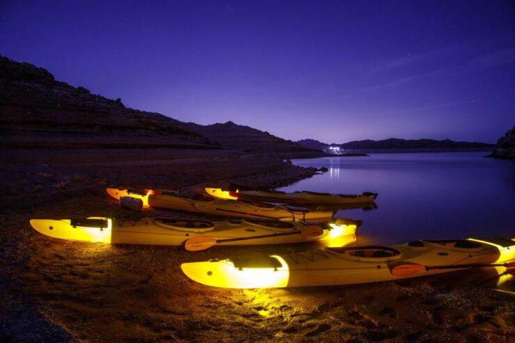Lake Mead: Sunset Kayaking Tour With Dinner and Campfire - Good To Know