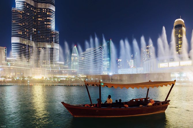 Lake Ride - Dubai Fountain - Admission Ticket Inclusions