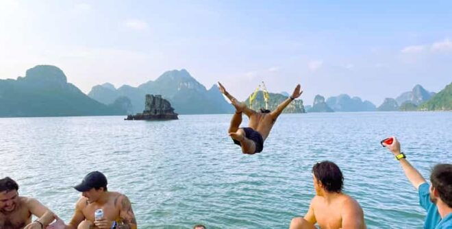 Lan Ha Bay-Cat Ba Island 2D1N Cruise: Meals, Kayaking-Biking - Day 1 Activities