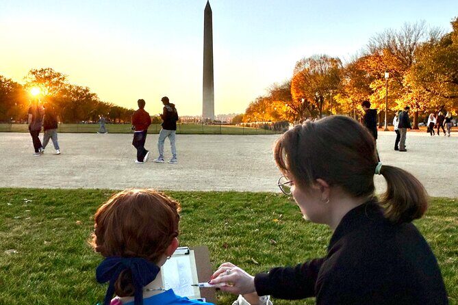 Landmark Painting Activity Outside in DC - Good To Know