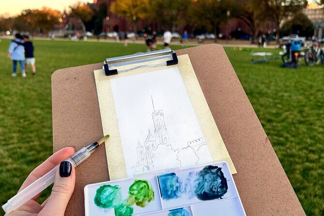 Landmark Painting Activity Outside in DC - Exploring the Landmark Painting Activity in Washington DC
