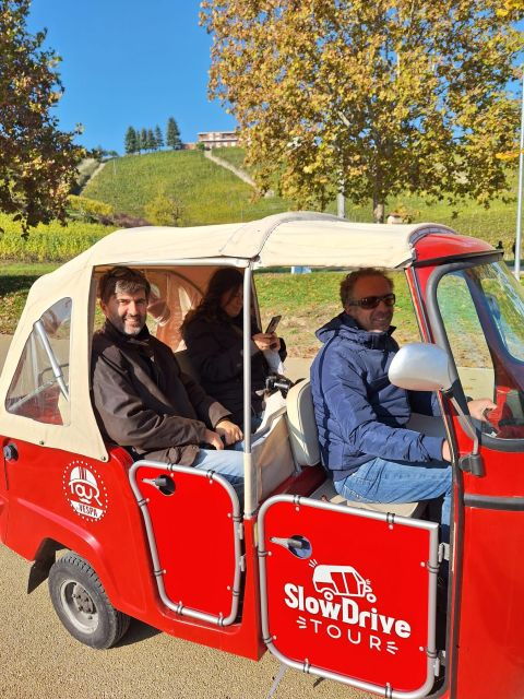 Langhe Tour by Ape With a Delicious Barolo Wine Tasting - Good To Know