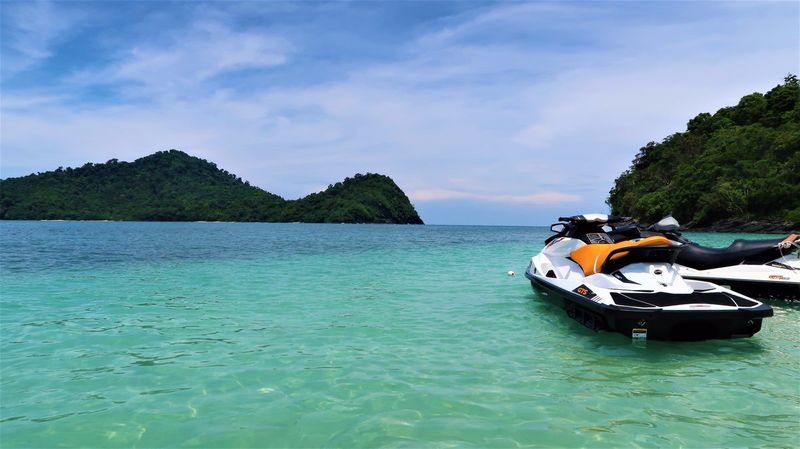 Langkawi Island Hopping Jet Ski Tour - Riding from Teluk Baru into the island chain