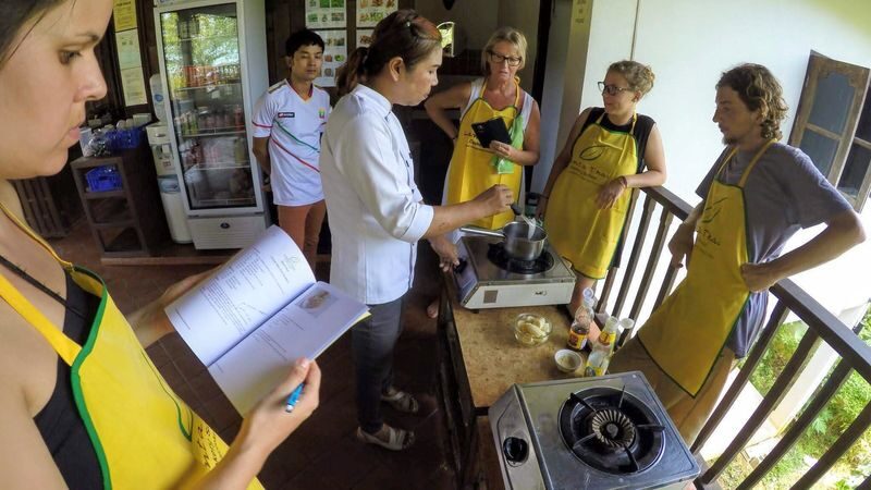 Lanta Thai Cookery School at Koh Lanta - A garden tour that makes the ingredients less mysterious