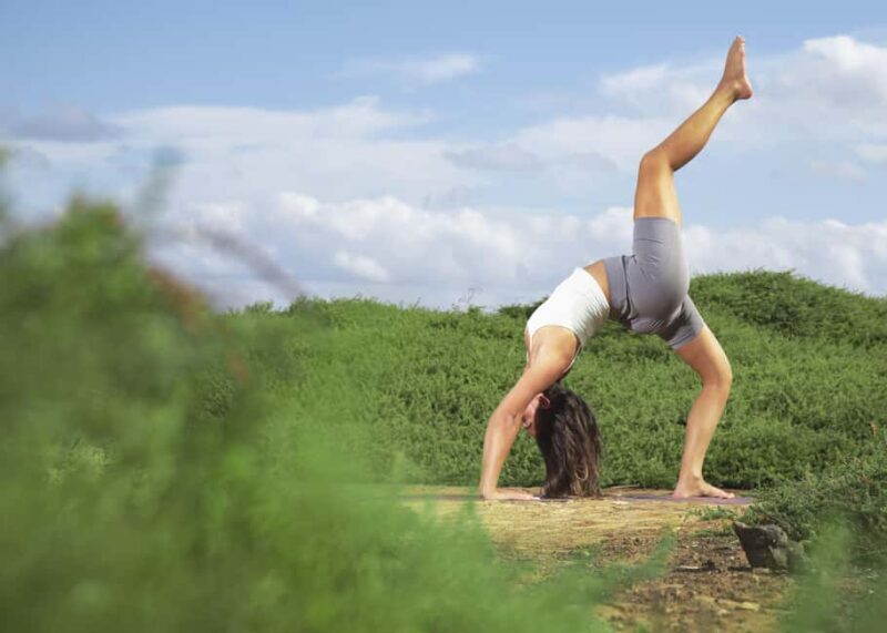 Lanzarote: Outdoor Yoga Class with Headphones - The Benefits of Practicing Yoga Outdoors in Lanzarote