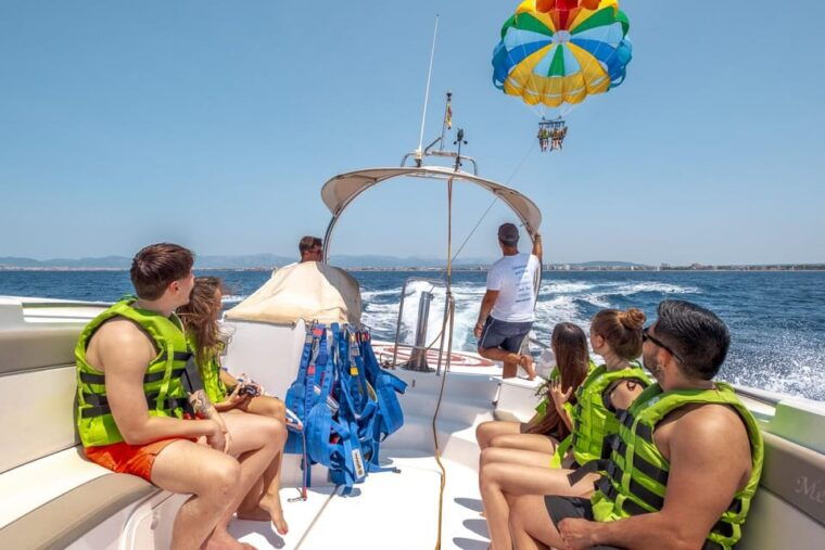 Lanzarote: Parasailing Adventure in Puerto Del Carmen - Pickup and Itinerary