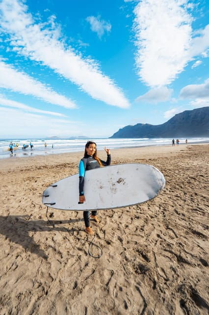 Lanzarote: Private Surf Class in Famara Beach - Refund and Cancellation Policy
