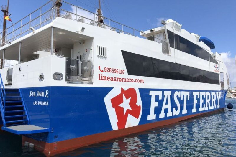 Lanzarote: Return or 1-Way Ferry to Fuerteventura With Wifi - Good To Know