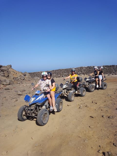 Lanzarote: Yaiza Playa Blanca Quad Tour - Scenic Coastal Road on the Return Trip