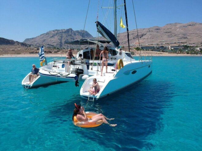 Lardos: Private Catamaran Cruise With a Meal & Drinks - Additional Information