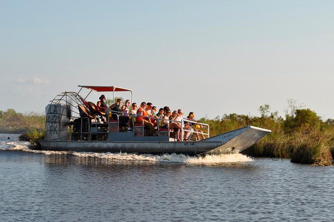 Large Airboat Ride and Roundtrip Transportation From New Orleans - Tour Itinerary