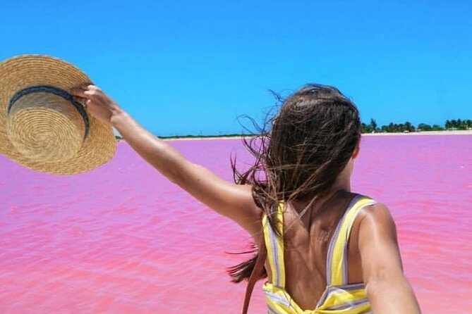Las Coloradas Amazing Pink Lake & Rio Lagartos From Tulum - Exploring the Pink Lake at Las Coloradas