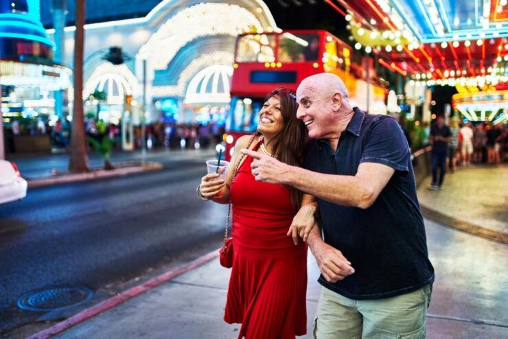 Las Vegas: Fremont Street Walking Tour by Night - Location and Duration