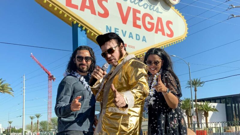 Las Vegas: Gold Elvis Vow Renewal or Wedding at Welcome Sign - The Itinerary Breakdown