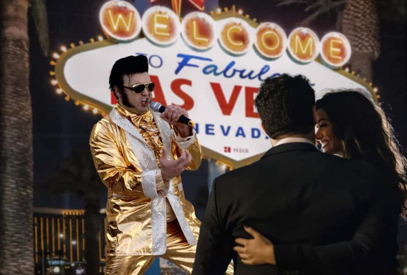 Las Vegas: Gold Elvis Vow Renewal or Wedding at Welcome Sign - How to Make the Most of Your Experience