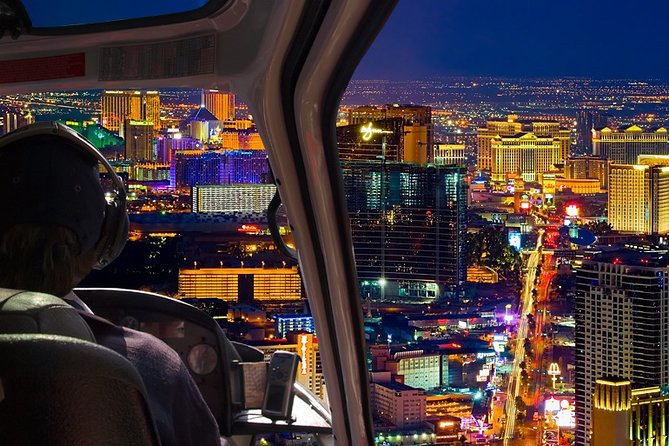 Las Vegas Helicopter Night Flight With Optional VIP Transportation - Tour Highlights