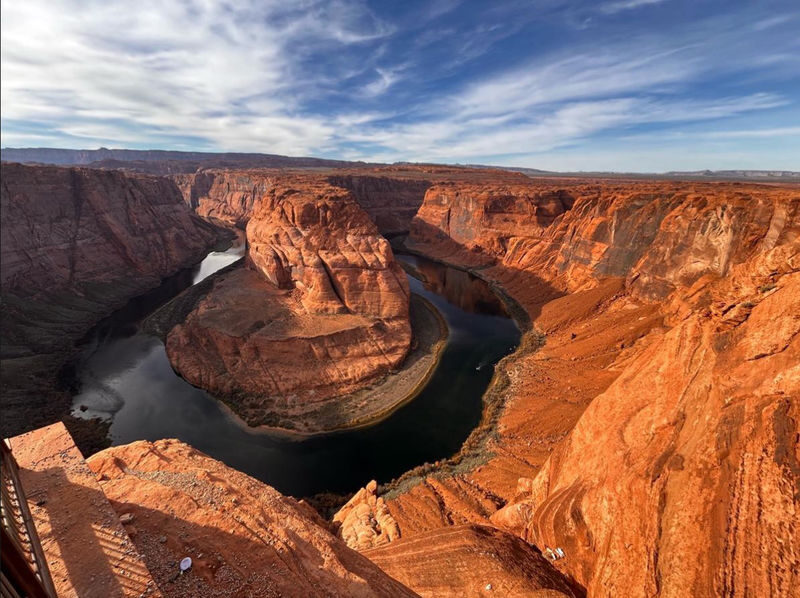 Las Vegas Lower Antelope Canyon & Horseshoe Bend Day Tour - Lower Antelope Canyon: stairs into sculpted sandstone