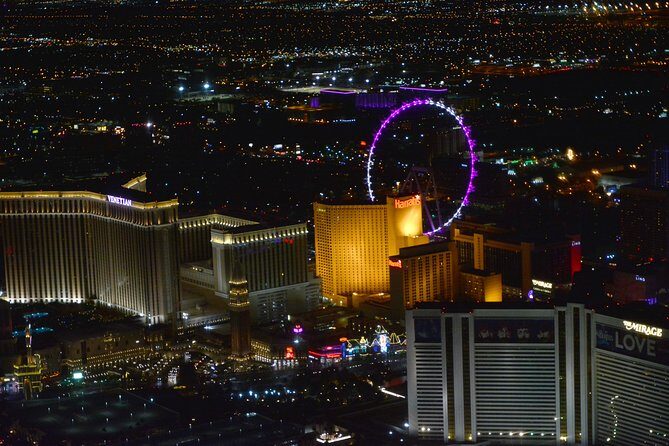 Las Vegas Night Flight Helicopter Wedding Ceremony - The Flight Itself: A Closer Look
