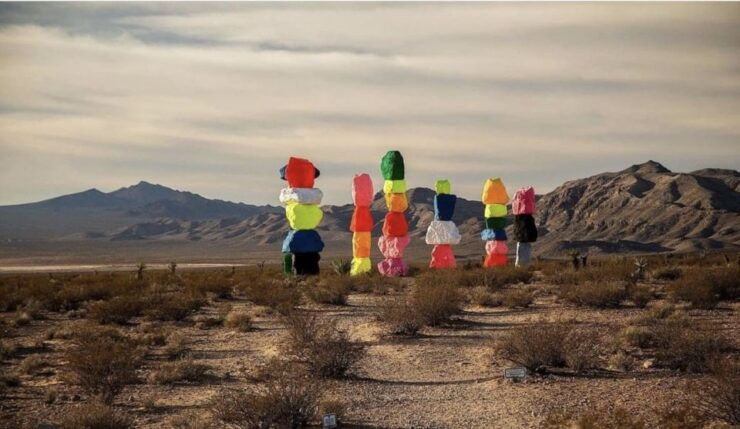 Las Vegas: Private 7 Magic Mountains and Vegas Sign Car Trip - Activity Details