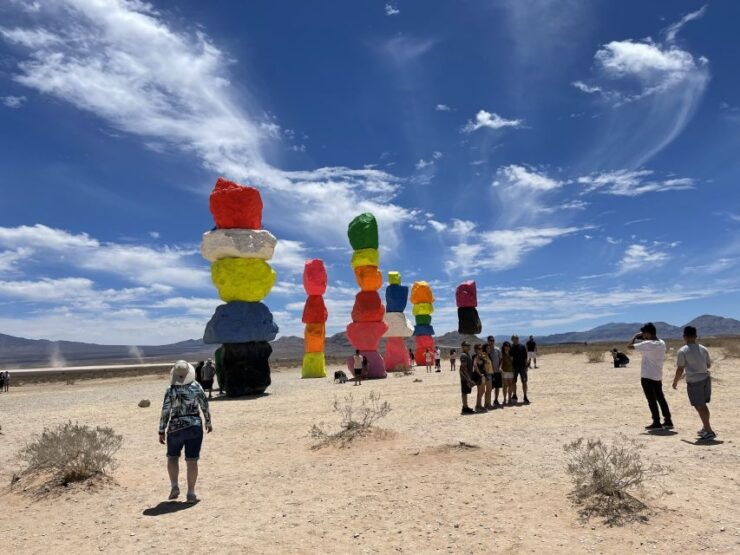 Las Vegas: Private 7 Magic Mountains and Vegas Sign Car Trip - Experience Highlights