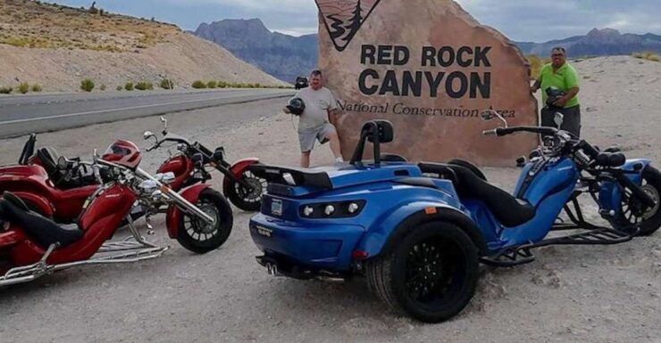Las Vegas: Red Rock Canyon and Las Vegas Strip Trike Tour - Experience Highlights