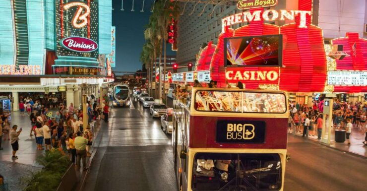 Las Vegas: Sightseeing Night Tour by Open-top Bus - Tour Duration and Cancellation Policy