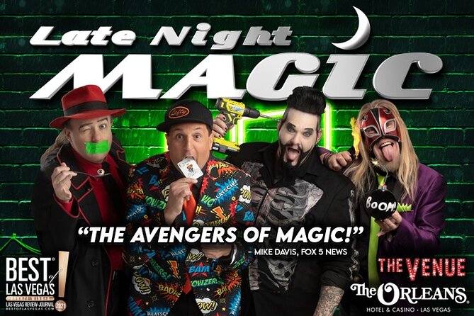 Late Night Magic at The Orleans Las Vegas - Age and Duration Requirements