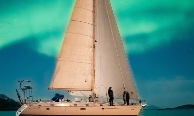 Late Night Sailing With Northern Light Chase - Sailing With Local Skipper