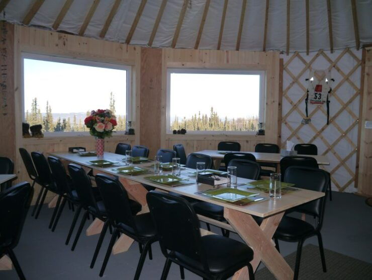 Late Night Yurt Dinner and Northern Lights - Indulge in a Delicious Home-Cooked Alaskan Meal