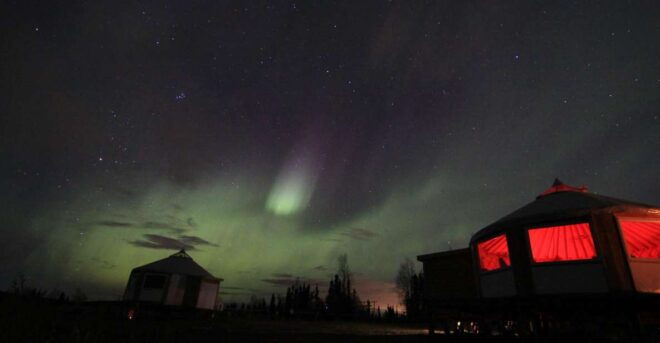 Late Night Yurt Dinner and Northern Lights - Escape to a Secluded Yurt for a Peaceful Retreat