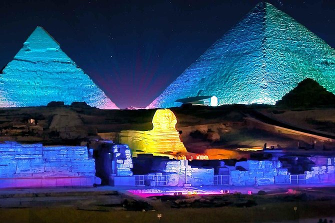 Layover Tour at Giza Pyramids,Sphinx, Sakkara ,Memphis & Sound and Light Show - Expert Guide Information
