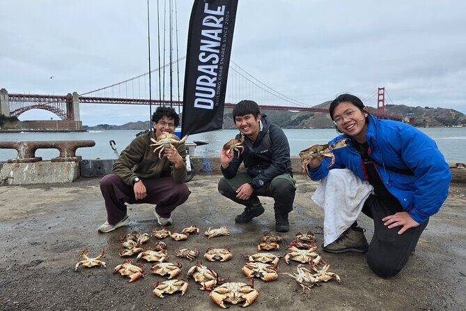 Learn to Catch and Cook Crab under Golden Gate Bridge SF - Discover the Art of Crab Catching and Cooking in San Francisco