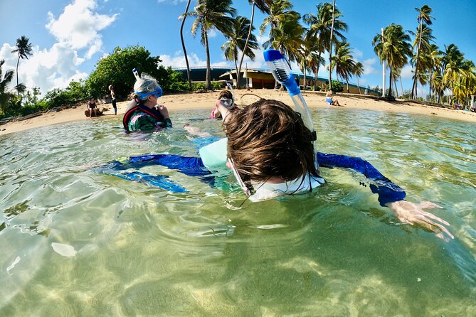 Learn to Snorkel for Families W Children in San Juan, Puerto Rico - Sun Protection