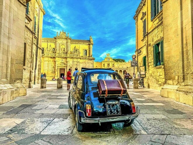 Lecce: Tour Aboard a Legendary Vintage FIAT 500 - Unique Stops Along the Way