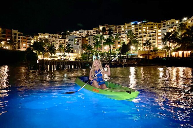 LED Illuminated Kayak After Dark at Marriott Frenchmans Cove STT - Meeting Point and Check-In