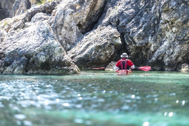 Lefkada: Sea Kayak Tour to Blue Caves With Picnic - Experience Highlights