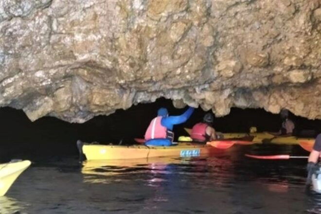 Lefkas: Hidden Blue Cave Half-Day Kayak Trip W/ Lunch - Itinerary