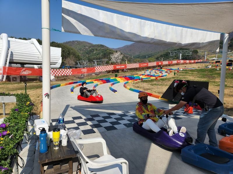 LEGOLAND, Gangchon Rail Bike & Alpaca World Day Tour from Seoul - Choosing LEGOLAND, a luge or peach picking