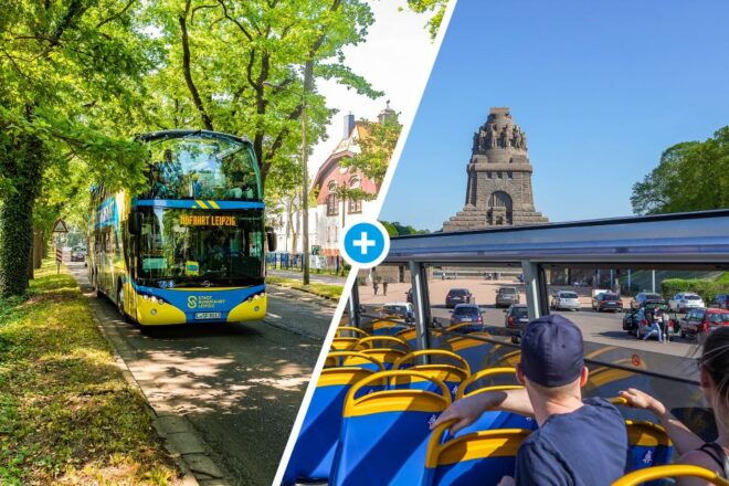 Leipzig: 13-Stop Hop-on/Hop-off Bus Ticket - Description of the Tour