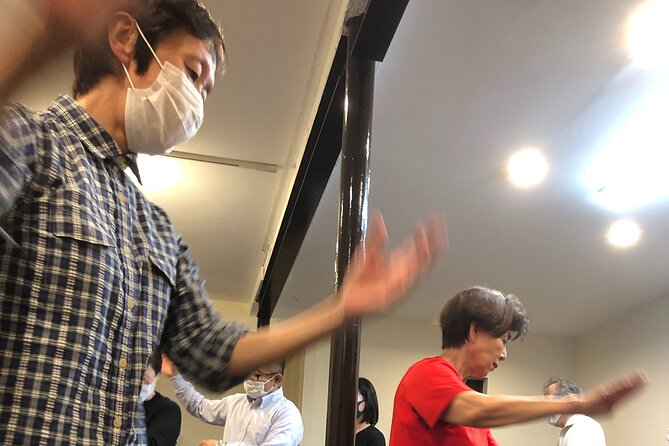 Lets Dance Bon Odori(Folk Dance) to the Music Near Tsutenkaku. - Additional Information