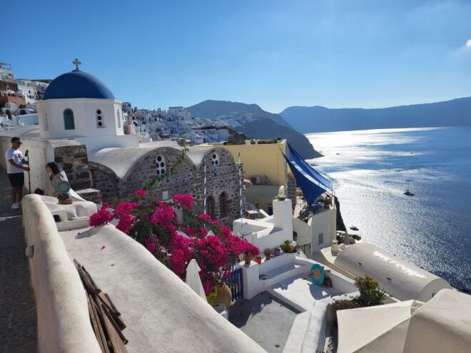 Let's Explore The North Part of Santorini - Admiring Caldera and Volcano Views